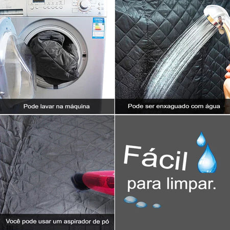 Capa Protetora Impermeável Banco Traseiro Carro Cão Gato Pet