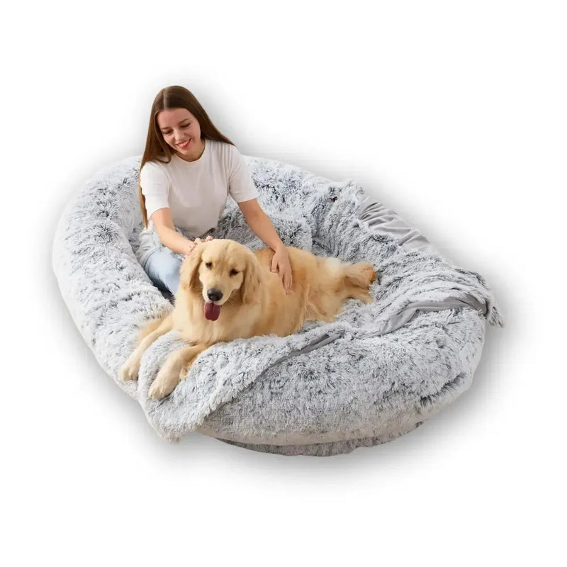Cama Gigante Max para Humanos e Pets - Design Aconchegante e Luxuoso