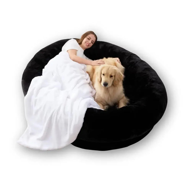Cama Gigante Max para Humanos e Pets - Design Aconchegante e Luxuoso