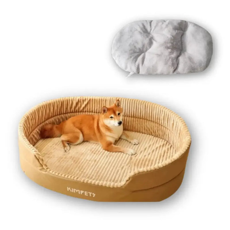 Cama Kimpets com Barreira Windshield para Cães e Gatos - Almofada Inclusa