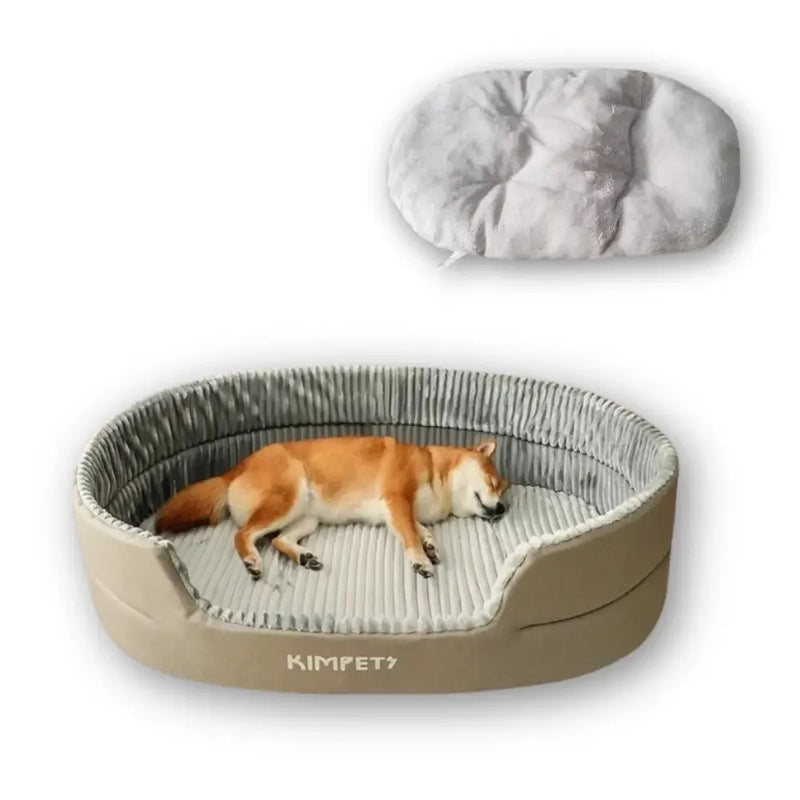 Cama Kimpets com Barreira Windshield para Cães e Gatos - Almofada Inclusa