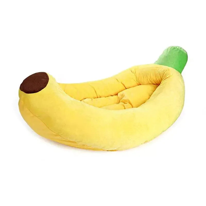 Cama Pet Confort Banana para Cães e Gatos - Design Divertido - 4 Tamanhos