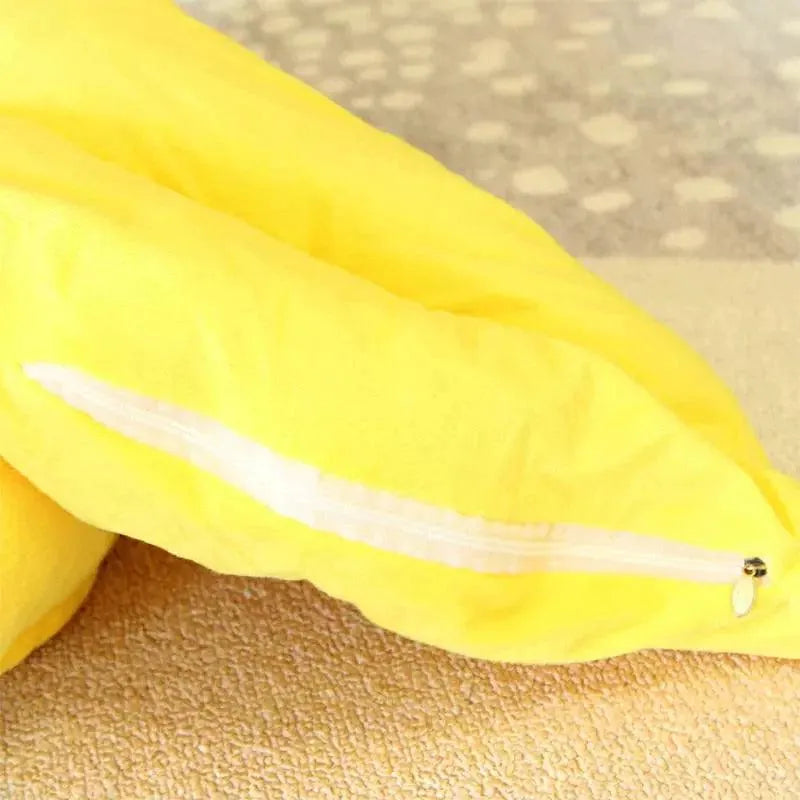 Cama Pet Confort Banana para Cães e Gatos - Design Divertido - 4 Tamanhos
