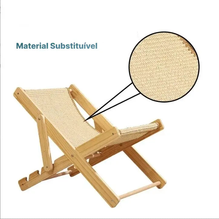 Cadeira Ajustável para Pets - Conforto e Estilo em 4 Posições Reclináveis!