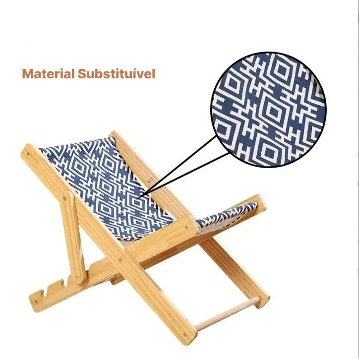 Cadeira Ajustável para Pets - Conforto e Estilo em 4 Posições Reclináveis!